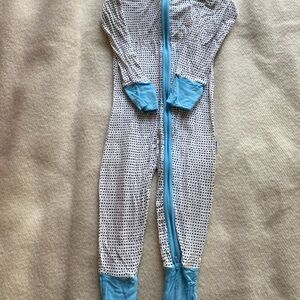 Little Sleepies Blue and White Kids Pajamas